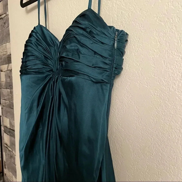 laundry by design satin ruched chest maxi dress - Picture 10 of 14